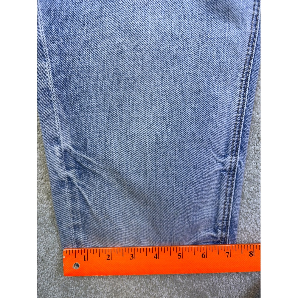 American Eagle 90s Boyfriend Jeans Womens 4 Blue Rainbow Pride Light Wash Denim - Picture 8 of 8